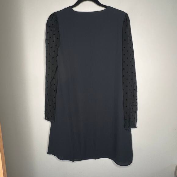 ModCloth Black After the Aria Shift Mini Dress Size Small - Picture 3 of 6